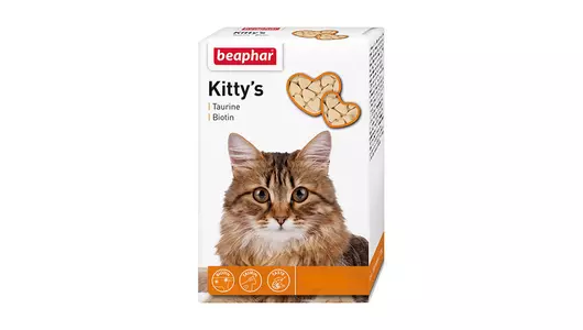 Витамины Beaphar Kitty's для кошек с таурином и биотином  75 таб.