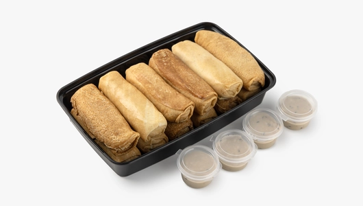 Семейная порция блинчиков постных с&nbsp;картофелем и&nbsp;грибами (12 шт)