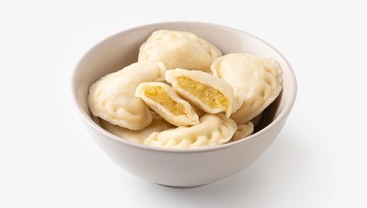 Вареники с картофелем и белыми грибами