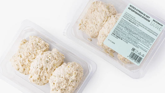 Котлета куриная на пару фаршированная брокколи