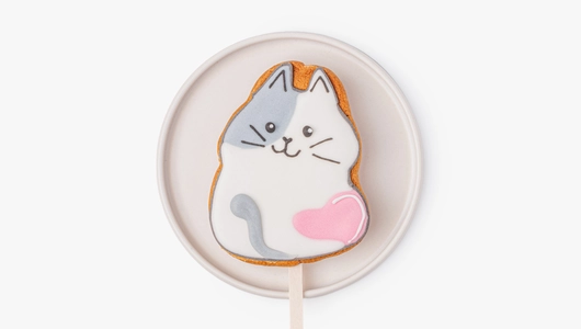 Пряник имбирный "14 февраля" на&nbsp;палочке