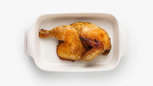 Полутушка цыпленка-бройлера для запекания в горчичном маринаде