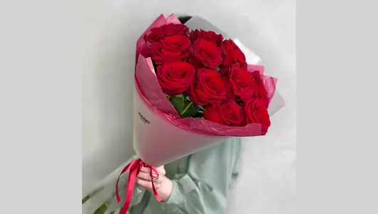 Букет 11 красных роз Premium FMART by flowwow