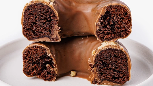 Донат кофейный, кафе