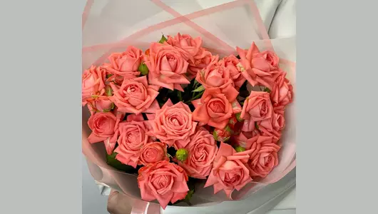 Букет кустовых роз Барбадос FMART by flowwow