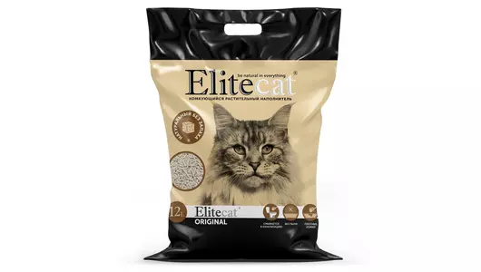 ELITECAT Наполнитель комкующийся, растительный «Tofu Original», 12л