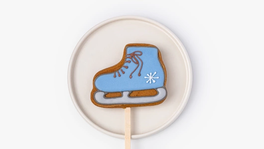 Пряник имбирный на&nbsp;палочке "Морозная", 1 шт. (коллекция)