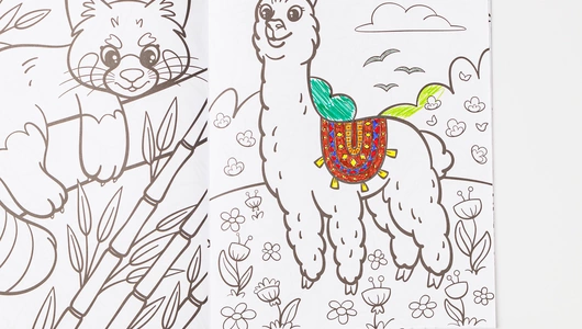 Книжка-раскраска "Пушистые животные" Книжка-раскраска "Пушистые животные"