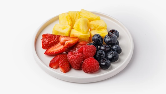 Фруктовый микс (ананас, клубника, голубика, малина), 150 г