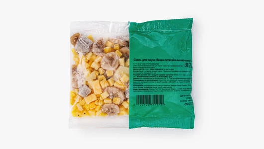 Смесь для&nbsp;смузи (банан-питахайя-ананас-манго), быстрозам.