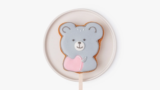 Пряник имбирный "14 февраля" на&nbsp;палочке