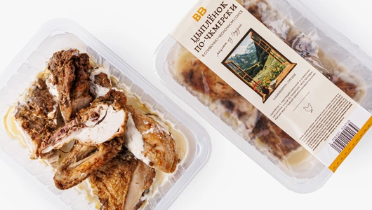 Цыпленок по-чкмерски в сливочно-чесночном соусе, 380 г