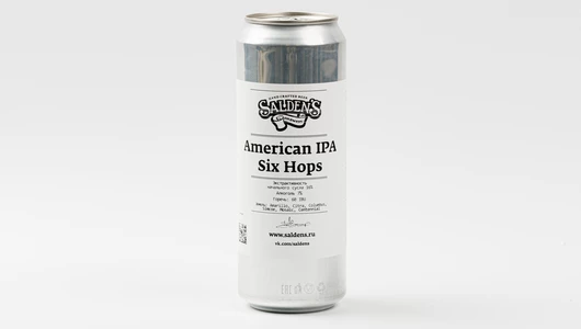 Пиво «Saldens Six Hops American IPA», ж/б 450 мл
