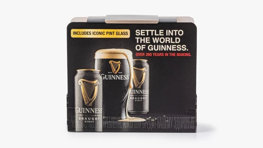 Пиво "Гиннесс Драфт Стаут" темное фильтр., 2х*0,44 л (подарочный набор с&nbsp;бокалом)