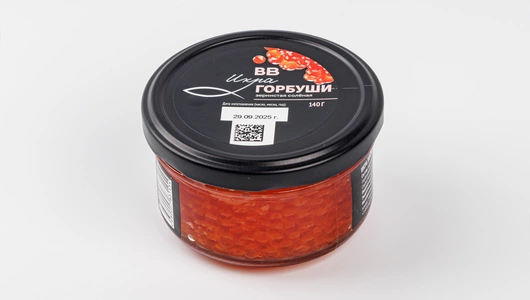 Икра горбуши зернистая ст/б охл., 140 г