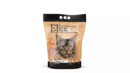 ELITECAT Наполнитель комкующийся, растительный «Tofu Lotus», 6л