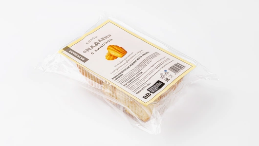 Кексы "Мадлен" с лимоном, 100г Кексы "Мадлен" с лимоном, 100г