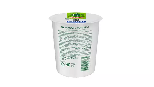 Сметана Чабан 25% 300 г