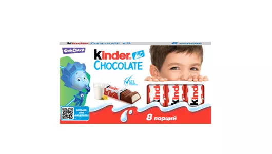 Шоколад молочный Kinder Chocolate с молочной начинкой 100&nbsp;г