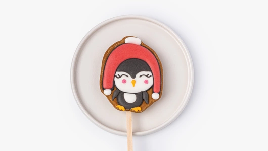 Пряник имбирный на&nbsp;палочке "Морозная", 1 шт. (коллекция)