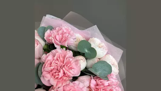 Дуо мэнсфилд и&nbsp;гвоздика FMART by flowwow