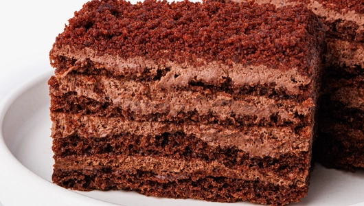 Пирожное "НеМедовик" шоколадный, веган