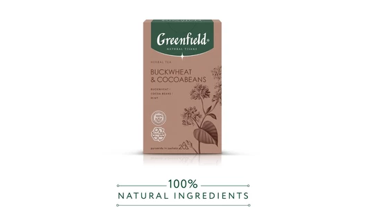 Чай травяной Greenfield Баквит-Какаобинс пирамидки 25х1,8 г
