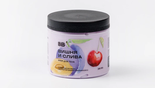 Крем для тела «Вишня и Слива» с комплексом масел