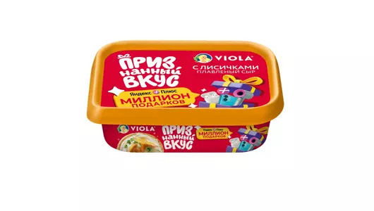 Сыр плавленый Viola с лисичками 50% 200 г