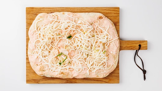 Пицца с гребешком на розовом соусе, зам. Пицца с гребешком на розовом соусе, зам.