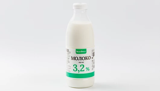 Молоко 3,2% в бутылке, 900 мл Молоко 3,2% в бутылке, 900 мл