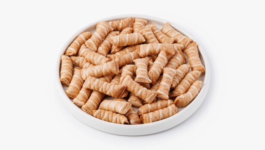 Мини-трубочки вафельные с кокосовой начинкой