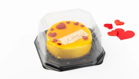 Торт бисквитно-маковый "Люблю тебя" с&nbsp;маракуйей