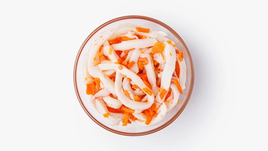 Кальмар командорский с морковью по-корейски, 180 г