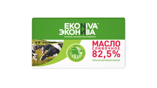 Масло сливочное ЭкоНива 82,5% 180 г