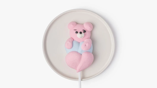 Маршмеллоу "День влюбленых" на&nbsp;палочке, 1 шт.