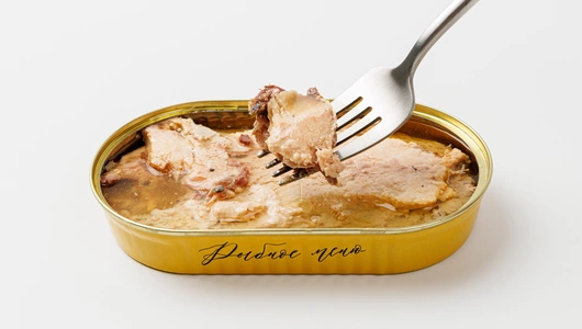 Скумбрия филе бланшированная в масле, 175 г