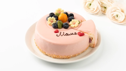 Торт муссовый "Моя королева" ванильный лесная ягода