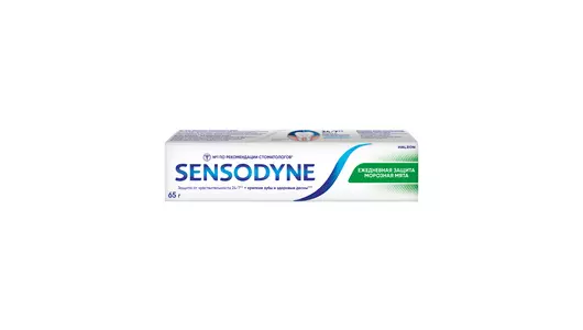 Зубная паста Sensodyne Морозная мята ежедневная защита для чувствительных зубов 65 г