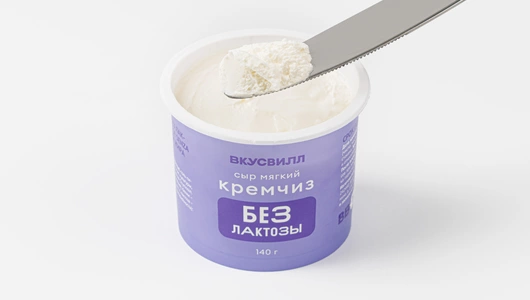 Сыр мягкий "Кремчиз" без лактозы Сыр мягкий "Кремчиз" без лактозы