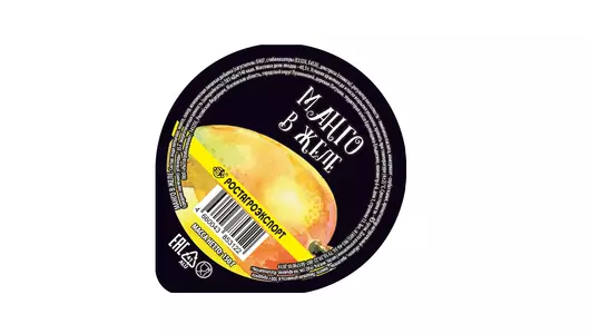 Желе Ростагроэкспорт с фруктами Манго 150 г Желе Ростагроэкспорт с фруктами Манго 150 г