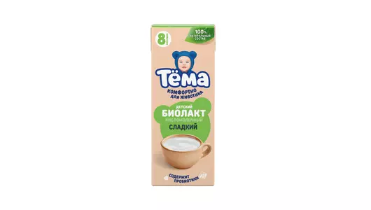 Биолакт детский Тема 3,2% с 8 месяцев 208 г