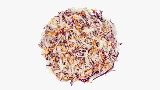 Микс из&nbsp;капусты краснокачанной, капусты белокачанной и&nbsp;моркови, нарезка
