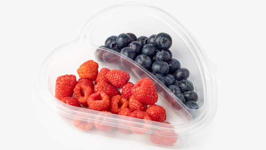 Ассорти ягодное (голубика, малина) "Сердце", 200 г