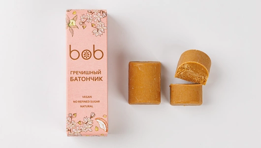 Батончик гречишный с пастой кешью, кафе