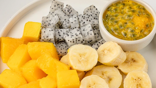 Фруктовый микс (манго, банан, питахайя, маракуйя), 310 г