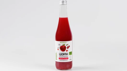 Напиток "Шорли" яблочный с вишней и малиной, 500 мл