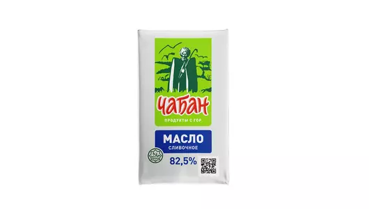 Масло сливочное Чабан 82,5% 180 г