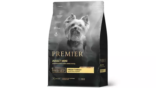 PREMIER Dog Mini Adult Turkey Корм сух.индейка д/собак мелких пород 3кг