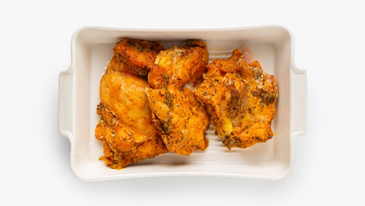 Бедро цыпленка-бройлера в маринаде "Прованс" (бескостное)